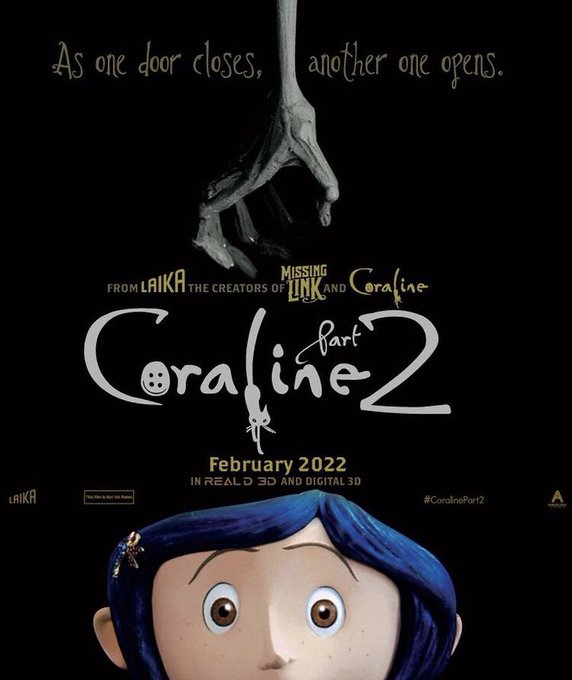 Coraline 2 Neil Gaiman desmente rumores sobre lançamento do filme em